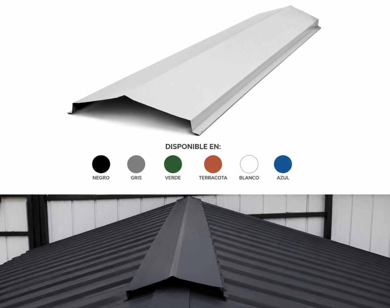 Caballete / Cumbrera con colores disponibles